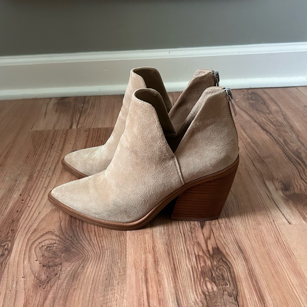 Tan Suede Ankle Boots